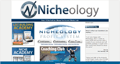 Desktop Screenshot of nicheology.com